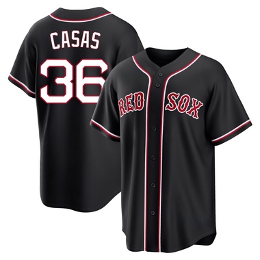 Black Triston Casas Youth Boston Red Sox Fashion Out Jersey - Replica