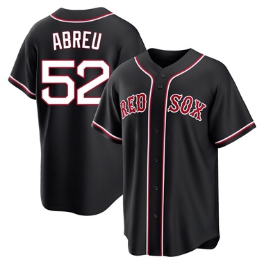 Black Wilyer Abreu Youth Boston Red Sox Fashion Out Jersey - Replica