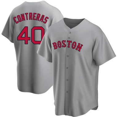 Gray Willson Contreras Youth Boston Red Sox Road Jersey - Replica