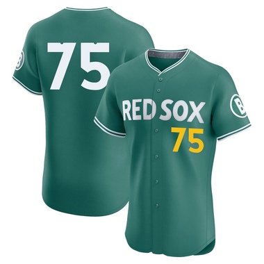 Green Wyatt Olds Men's Boston Red Sox 2025 City Connect Jersey - Elite Big Tall
