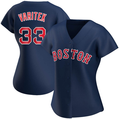 Navy Jason Varitek Women's Boston Red Sox Alternate Jersey - Replica Plus Size