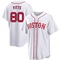 White Richard Fitts Men's Boston Red Sox 2021 Patriots' Day Jersey - Replica Big Tall